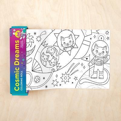 Cosmic Dreams Mini Coloring Roll - Mudpuppy