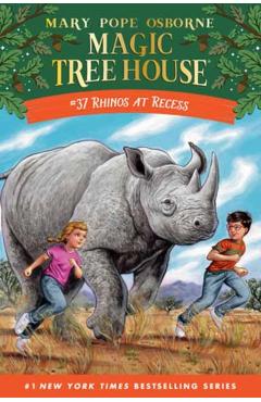 Coperta cărții Rhinos at Recess - Mary Pope Osborne