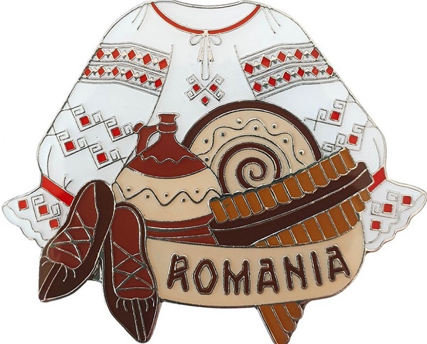 Magnet de frigider: Romania. Ie
