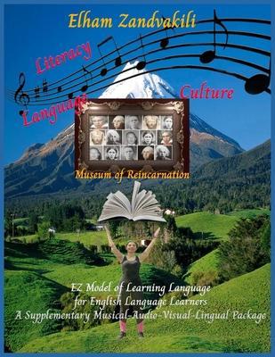 Coperta cărții 'The EZ Model of Learning Language for English Language Learners: A supplementary Musical-Audio-Visual-Lingual Package -'