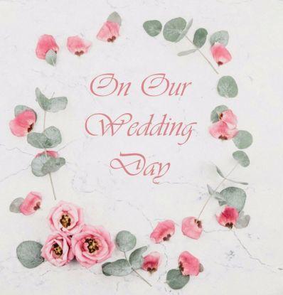 Wedding Guest Book, Flowers, Wedding Guest Book, Bride and Groom, Special Occasion, Love, Marriage, Comments, Gifts, Wedding Signing Book, Well Wish's - Lollys Publishing