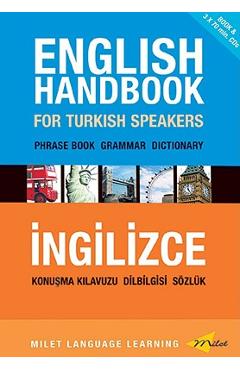 Coperta cărții 'English Handbook for Turkish Speakers - B. Orhan Dogan'
