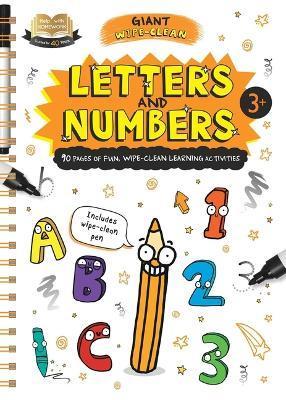 Help with Homework Letters & Numbers: Giant Wipe-Clean Workbook for 3+ Year-Olds - Igloobooks