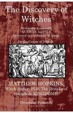 Coperta cărții 'The Discovery of Witches - Matthew Hopkins'
