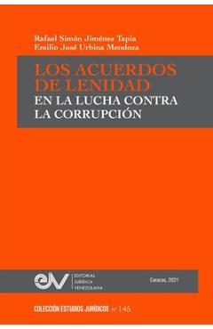 Coperta cărții 'Los Acuerdos de Lenidad En La Lucha Contra La Corrupción - Rafael S. Jiménez Tapia'