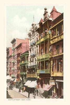 Vintage Journal Mott Street, New York City - Found Image Press