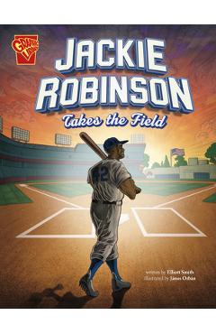 Coperta cărții 'Jackie Robinson Takes the Field - Jaños Orban'