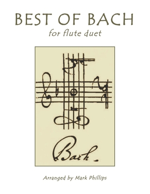 Best of Bach for Flute Duet - Mark Phillips