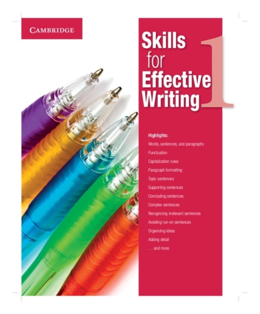 Coperta cărții 'Skills for Effective Writing Level 1 Student's Book - Various'