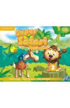Coperta cărții 'Super Safari Level 2 Pupil's Book [With DVD ROM] - Herbert Puchta'