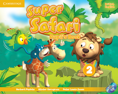 Coperta cărții 'Super Safari Level 2 Pupil's Book [With DVD ROM] - Herbert Puchta'