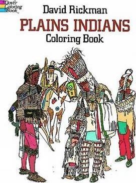 Plains Indians Coloring Book - David Rickman