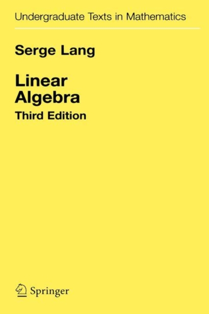 Linear Algebra - Serge Lang