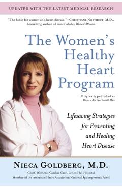 Coperta cărții 'The Women's Healthy Heart Program: Lifesaving Strategies for Preventing and Healing Heart Disease - Nieca Goldberg'