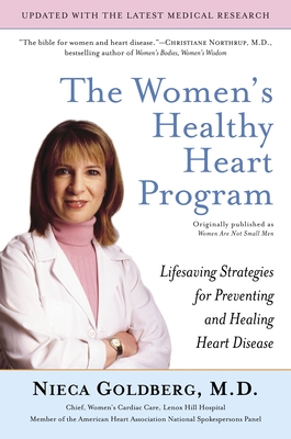 Coperta cărții 'The Women's Healthy Heart Program: Lifesaving Strategies for Preventing and Healing Heart Disease - Nieca Goldberg'