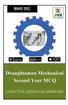 Coperta cărții 'Draughtsman Mechanical Second Year MCQ - Manoj Dole'
