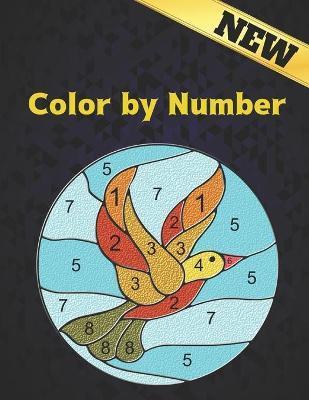 Color by Number: Coloring Book with 60 Color By Number Designs of Animals, Birds, Flowers, Houses Color by Numbers for Adults Easy to H - Qta World