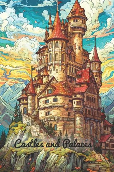 Castles and Palaces adult coloring book - Mel Petersen