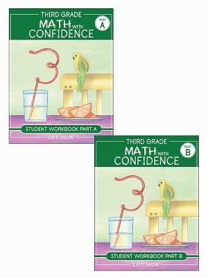 Third Grade Math with Confidence Student Workbook Bundle - Kate Snow