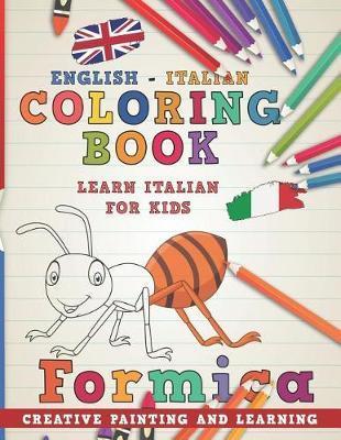 Coloring Book: English - Italian I Learn Italian for Kids I Creative Painting and Learning. - Nerdmediaen
