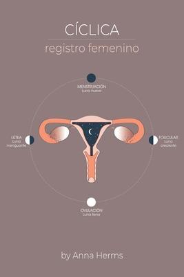 Cíclica Registro femenino: Registro menstrual - diagrama lunar - Anna Herms