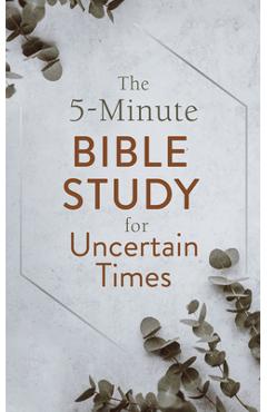 Coperta cărții 'The 5-Minute Bible Study for Uncertain Times - Glenn Hascall'