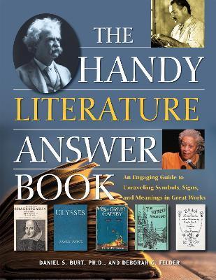 Coperta cărții 'The Handy Literature Answer Book: An Engaging Guide to Unraveling Symbols, Signs and Meanings in Great Works - Daniel'