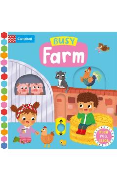 Coperta cărții 'Busy Farm - Campbell Books'