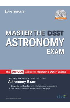 Coperta cărții 'Master the Dsst Astronomy Exam - Peterson's'