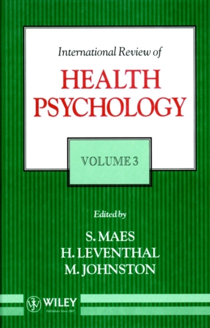 International Review of Health Psychology - S. Maes