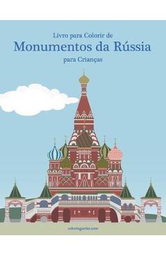 Coperta cărții 'Livro para Colorir de Monumentos da Rússia para Crianças - Nick Snels'