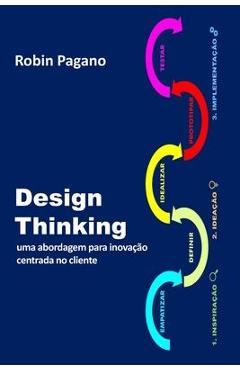 Coperta cărții 'Design Thinking: uma abordagem para inovação centrada no cliente - Robin Pagano'