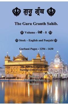 Coperta cărții 'The Guru Granth Sahib (Volume - 8) - Bhag Bhullar'