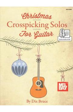 Coperta cărții 'Christmas Crosspicking Solos for Guitar - Dix Bruce'