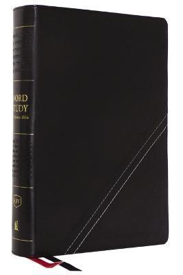Kjv, Word Study Reference Bible, Leathersoft, Black, Red Letter, Comfort Print: 2,000 Keywords That Unlock the Meaning of the Bible - Thomas Nelson