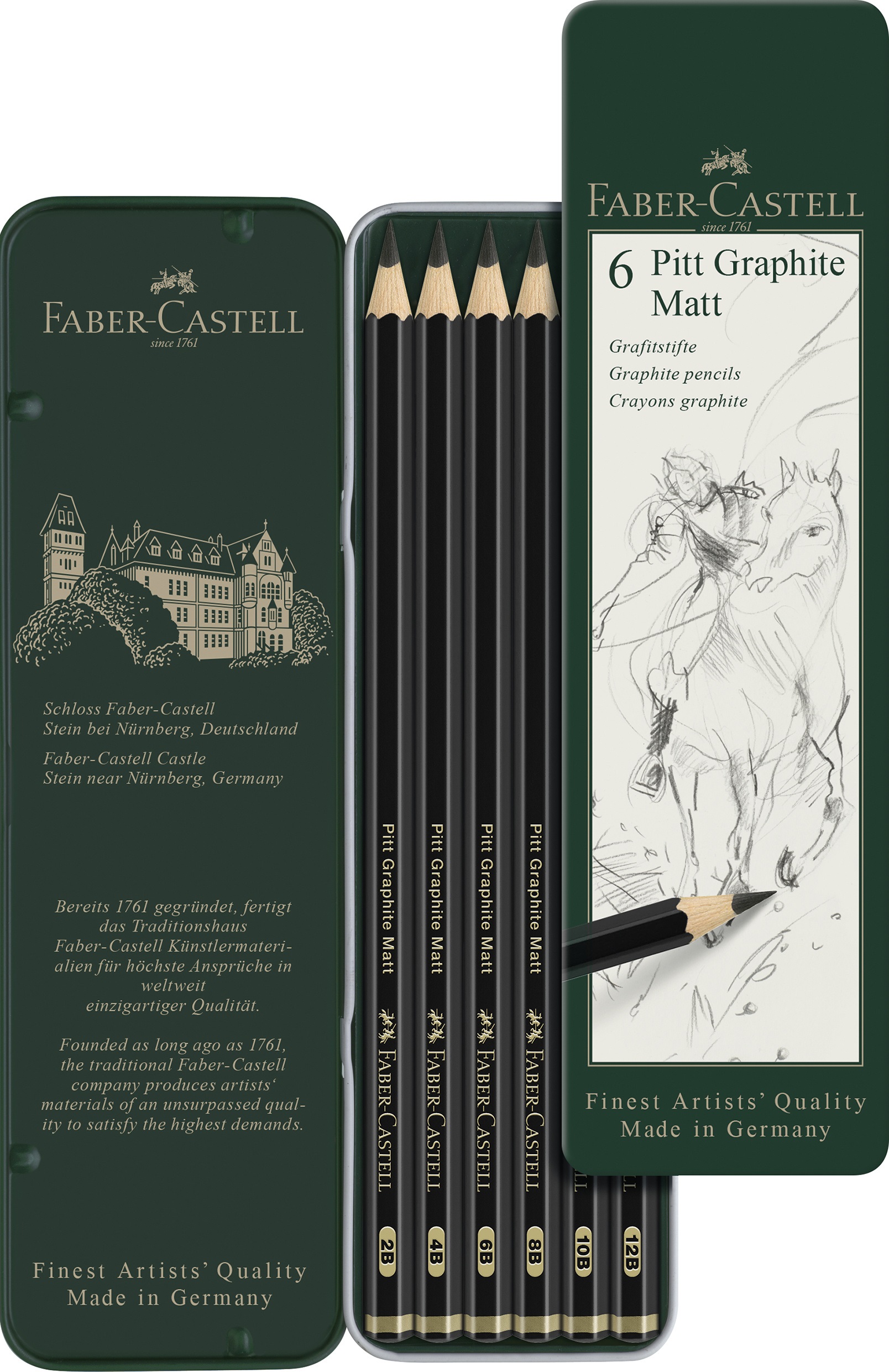 Creioane grafit: Set 6 bucati
