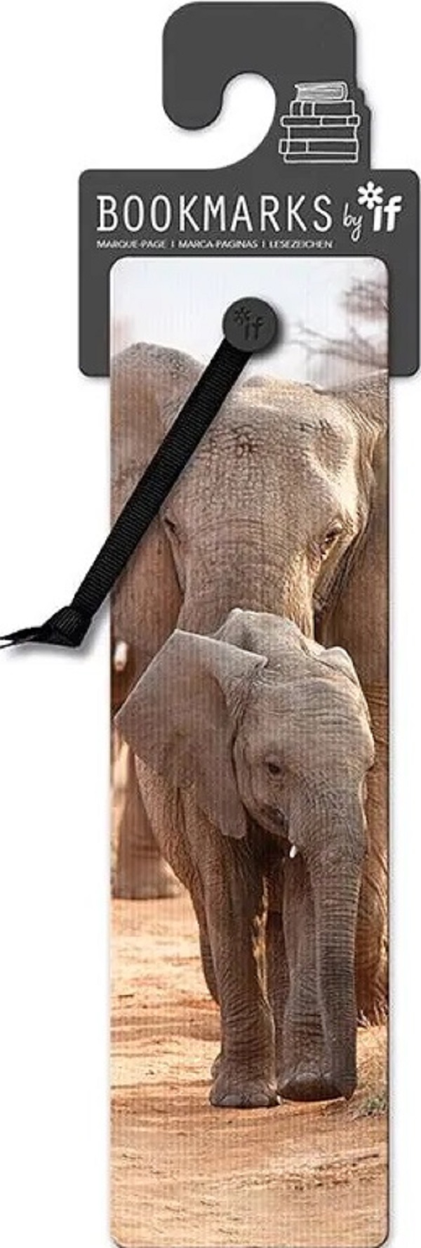 Semn de carte 3D: African Elephant