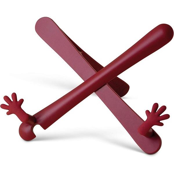 Suport pentru carti: The Hands Stand.  Rosu