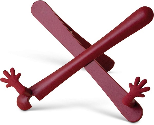 Suport pentru carti: The Hands Stand.  Rosu