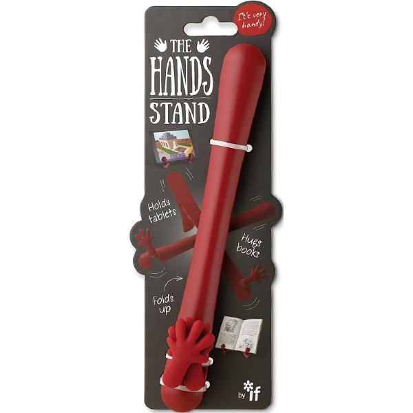 Suport pentru carti: The Hands Stand.  Rosu