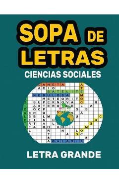 Poza produsului Sopa de Letras en Español Vol. 3: Edicion de Ciencias Naturales. 100 Busca Palabras Para Adultos y Niños con Letras Grande - Pasatiempo Para Ejercitar - Gianeska Publishing