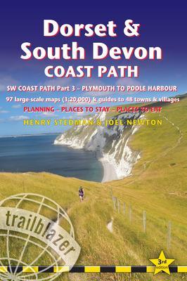 Dorset & South Devon Coast Path: (Sw Coast Path Part 3) - Includes 97 Large-Scale Walking Maps & Guides to 48 Towns and Villages - Planning, Places to - Henry Stedman