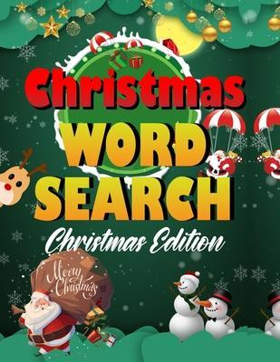 Christmas word search.: Easy Large Print Puzzle Book for Adults, Kids & Everyone for the 25 Days of Christmas. - Blue Moon Press House