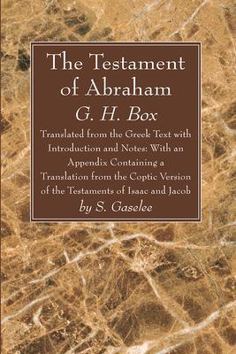 Coperta cărții 'The Testament of Abraham - G. H. Box'