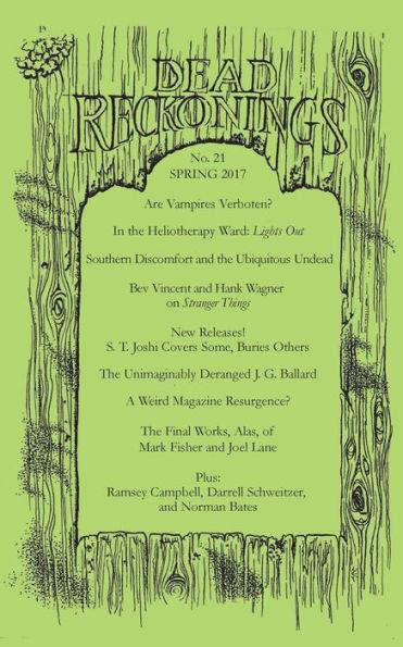 Coperta cărții 'Dead Reckonings No. 21 (Spring 2017) - Alex Houstoun'
