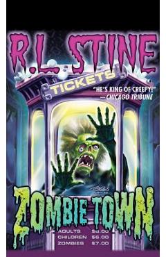 Coperta cărții 'Zombie Town - R. L. Stine'