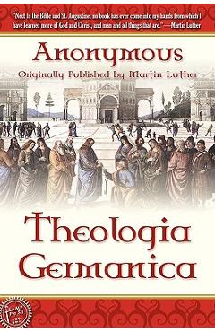 Coperta cărții 'Theologica Germanica - Anonymous'