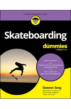 Coperta cărții 'Skateboarding for Dummies - Daewon Song'