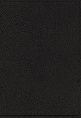 NKJV, Single-Column Reference Bible, Premium Leather, Black, Sterling Edition, Comfort Print - Thomas Nelson