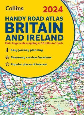 2024 Collins Handy Road Atlas Britain and Ireland: A5 Spiral - Collins